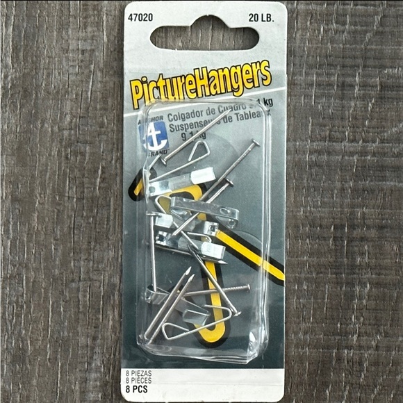 💞 New 6-Count 30lb Picture Hangers - Picture 1 of 3
